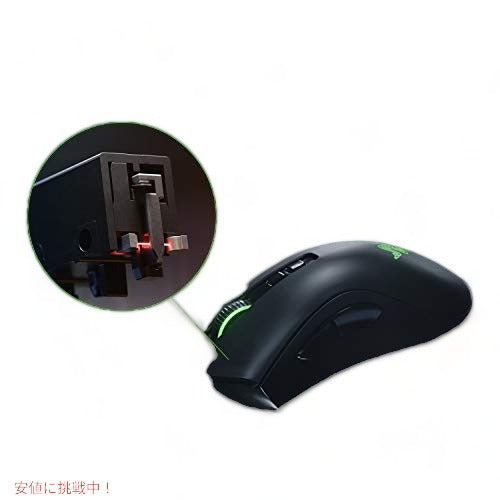 Razer DeathAdder V2ゲーミングマウス：20KDPI光学センサー のゲーミングマウススイッチ クロマRGB照明 サイドグリップ クラシックブラック 3