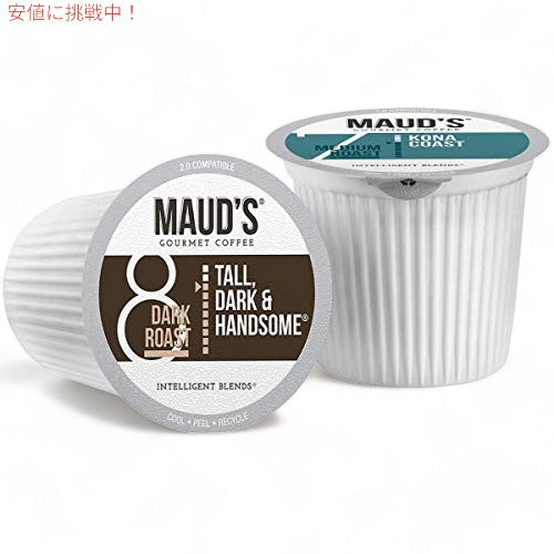 Maud's 9 フレーバー オリジナル コーヒー バラエティ パック (オリジナル 9 ブレンド) 80ct KCup 対応 3