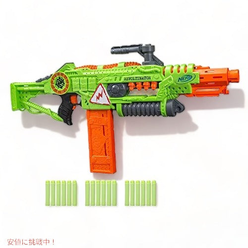 ナーフ レボルティネイターゾンビストライクブラスター NERF モーターライトサウンド＆18公式ダーツ付き [E3060 ] 1