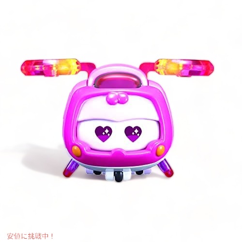 Super Wings スーパーペット 4個パック コレクション スーパーペット ジェット、ドニー、ポール、ディジー、ビークルアクションフィギュア 5