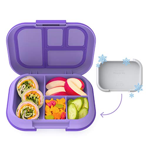 Bentgo ベントゴー キッズチルランチボックス漏れ防止 食器洗い機使用可 BPAフリー (パープル) 1