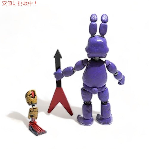 ファンコ POPファイブナイトアットフレディのアーティキュレートボニーアクションフィギュア、5インチ 4