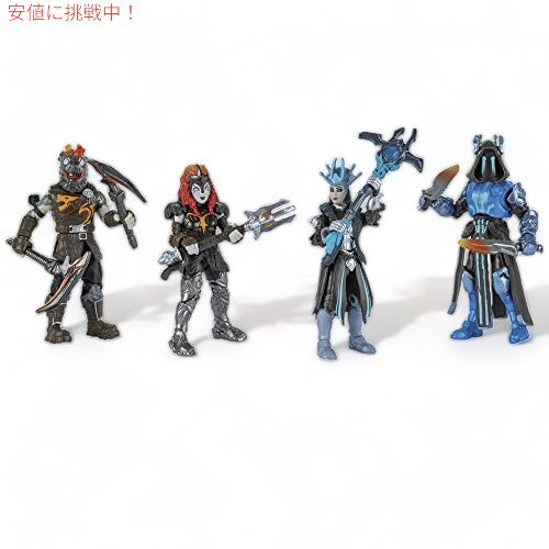 フォートナイト Micro Squad - 4 つの 2.5 インチ関節式フィギュアと収穫ツール 2