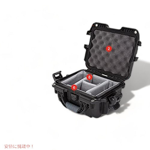 Nanuk 905 防水ハードケース ディバイダー付き ブラック 905-2001 5