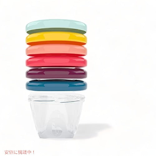 Babymoov Leak Proof Storage Bowls |ふた付きのBPAフリー容器 6ozｘ6個 5