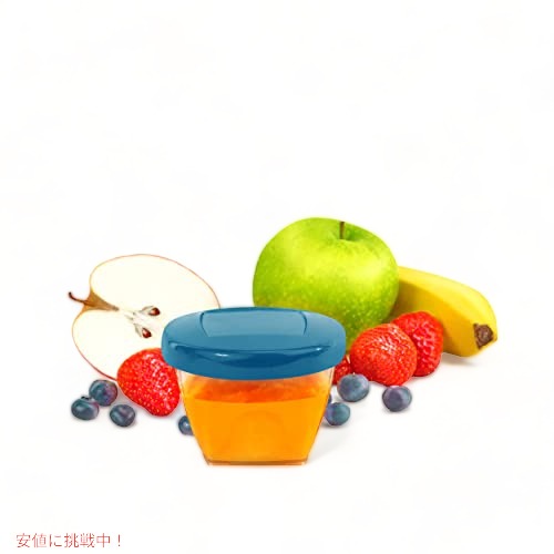 Babymoov Leak Proof Storage Bowls |ふた付きのBPAフリー容器 6ozｘ6個 2