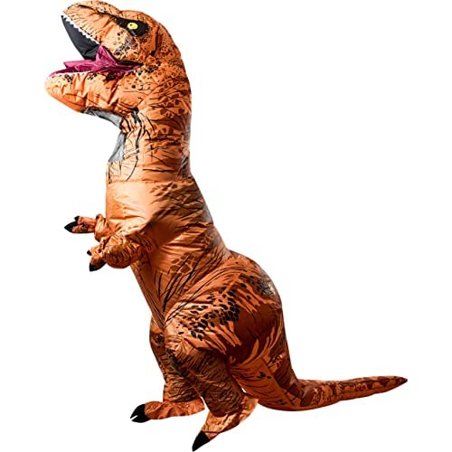 Rubies Adultオリジナルのインフレータブル恐竜コスチューム、T-Rex、Plus 1