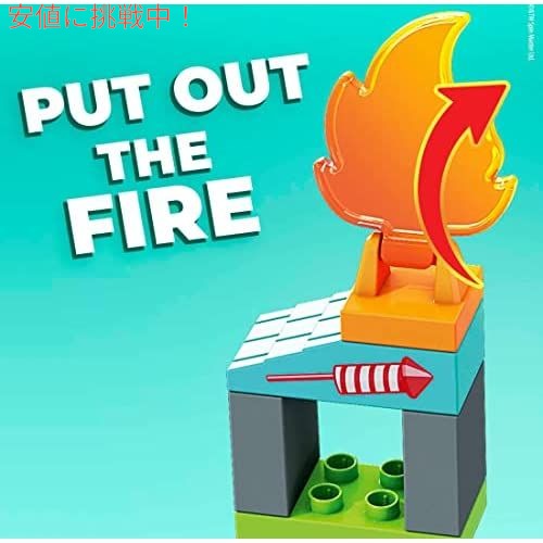 メガブロック パウ・パトロール  マーシャルのシティファイアレスキュー 幼児用 組み立て おもちゃ Paw Patrol Marshall's City Fire Rescue Toy Building Set 5