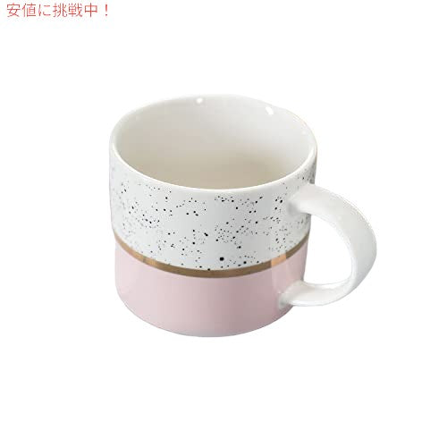 Hasense 積み重ね可能なコーヒーマグ 4個セット 金属製スタンド付き 15オンス 3