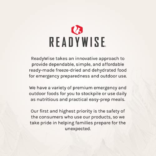 ReadyWise  Food Supply、グルテンフリーの朝食とメインディッシュのバラエティ、賞味期限25年、84食分 7