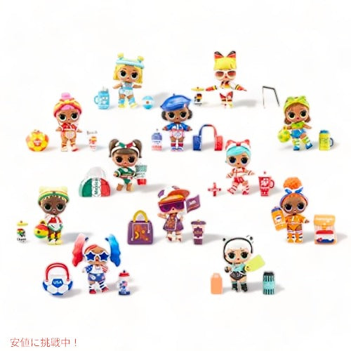 L.O.L Surprise LOL サプライズ  X FIFA ワールドカップ カタール 2022 人形 アクセサリーを含む7つのサプライズ付き 6