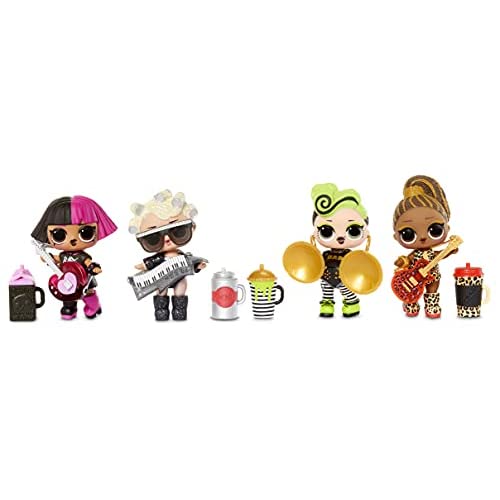 L.O.L Surprise LOL サプライズ  Remix Rock Dolls Lil Sisters 楽器を含む7つのサプライズ付き 7