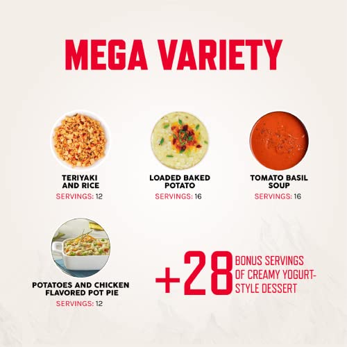 ReadyWise  Food Supply、グルテンフリーの朝食とメインディッシュのバラエティ、賞味期限25年、84食分 5