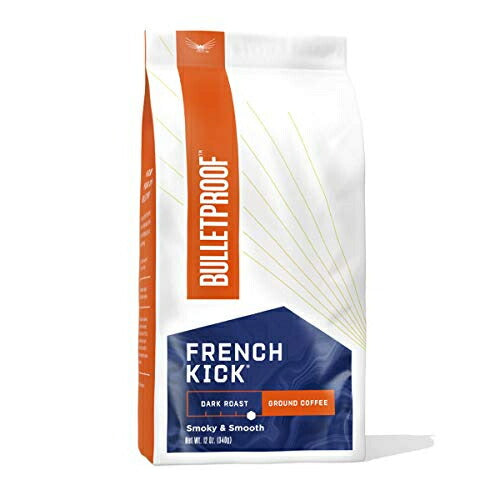 Bulletproof French Kick Ground Coffee,12 Oz ブレットプルーフ フレンチキック グランドコーヒー 1