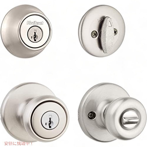 Kwikset 99910-034 ドアノブ、ロック 1