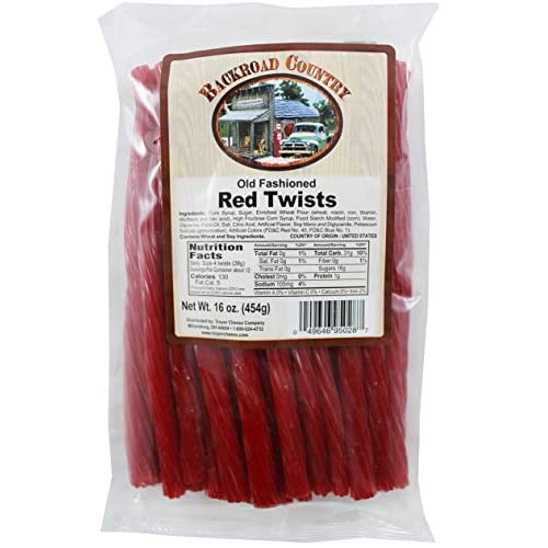 Backroadctry Red Licorice Twists 16ozs (Pack of 1) 1