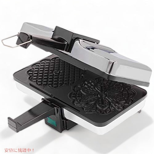 CucinaPro Non-Stick Pizzelle Baker, Black  アメリカーナがお届け! 3