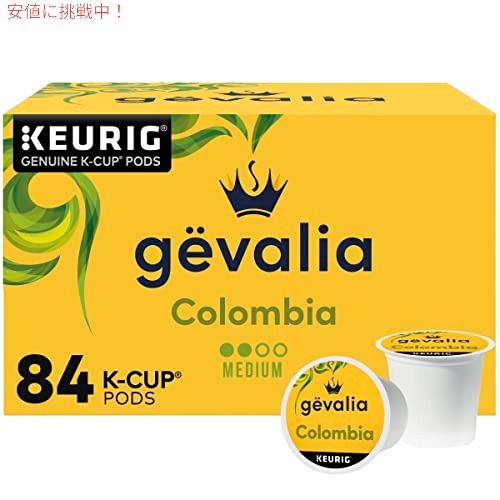 Gevalia Colombia K-Cup コーヒーポッド 84個入り (1パック) 1
