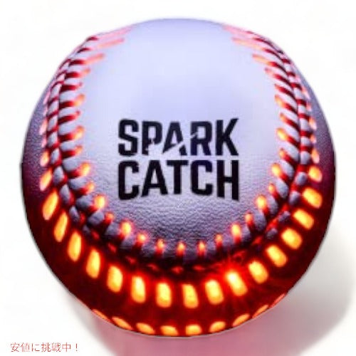 SPARK CATCH ライトアップ野球、暗闇で光る野球  野球ファンへの完璧な野球ギフト、公式野球サイズ　Red 2