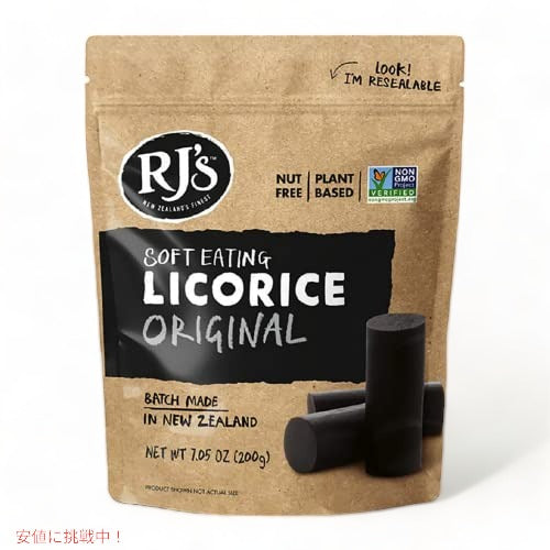 RJ's Licorice アールジェイ ブラックソフトリコリス7.05oz 1
