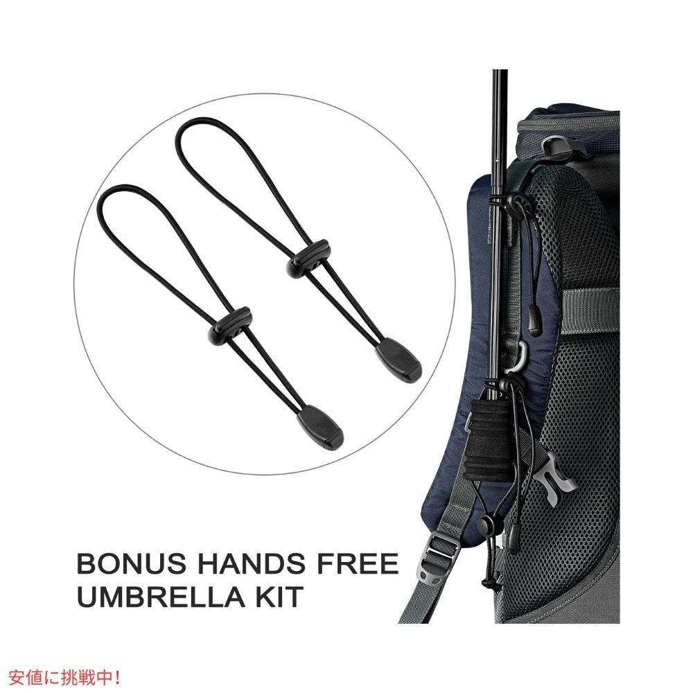 G4Free Liteflex ハイキングアンブレラ 折りたたみ傘 ミニ ブラック Hiking Umbrella Mini Black 3