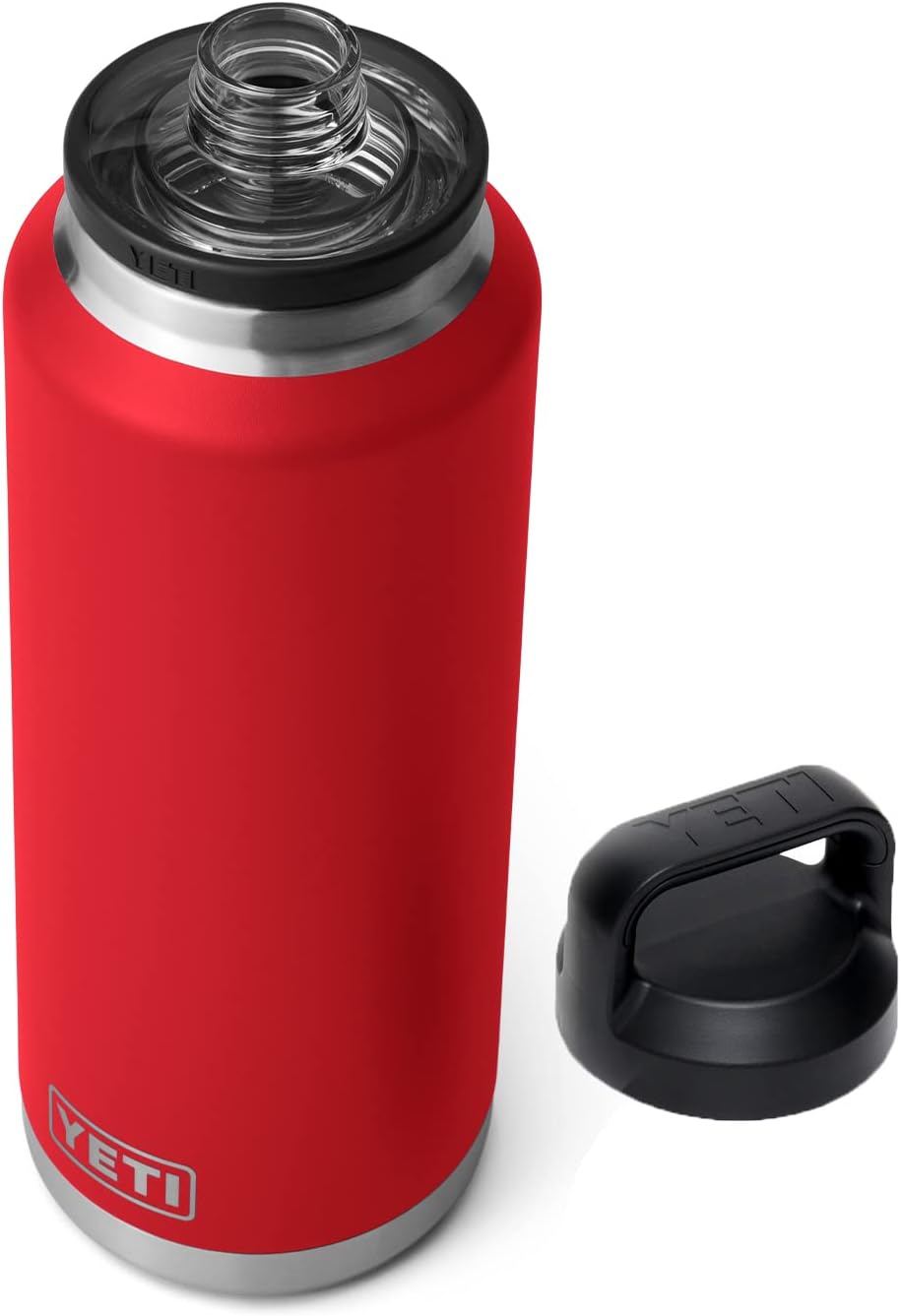 ＜限定カラー＞YETI Rambler 46 oz Bottle With Chug Cap Rescue Red / イエティ ランブラー 46oz ボトル チャグキャップ付き 2