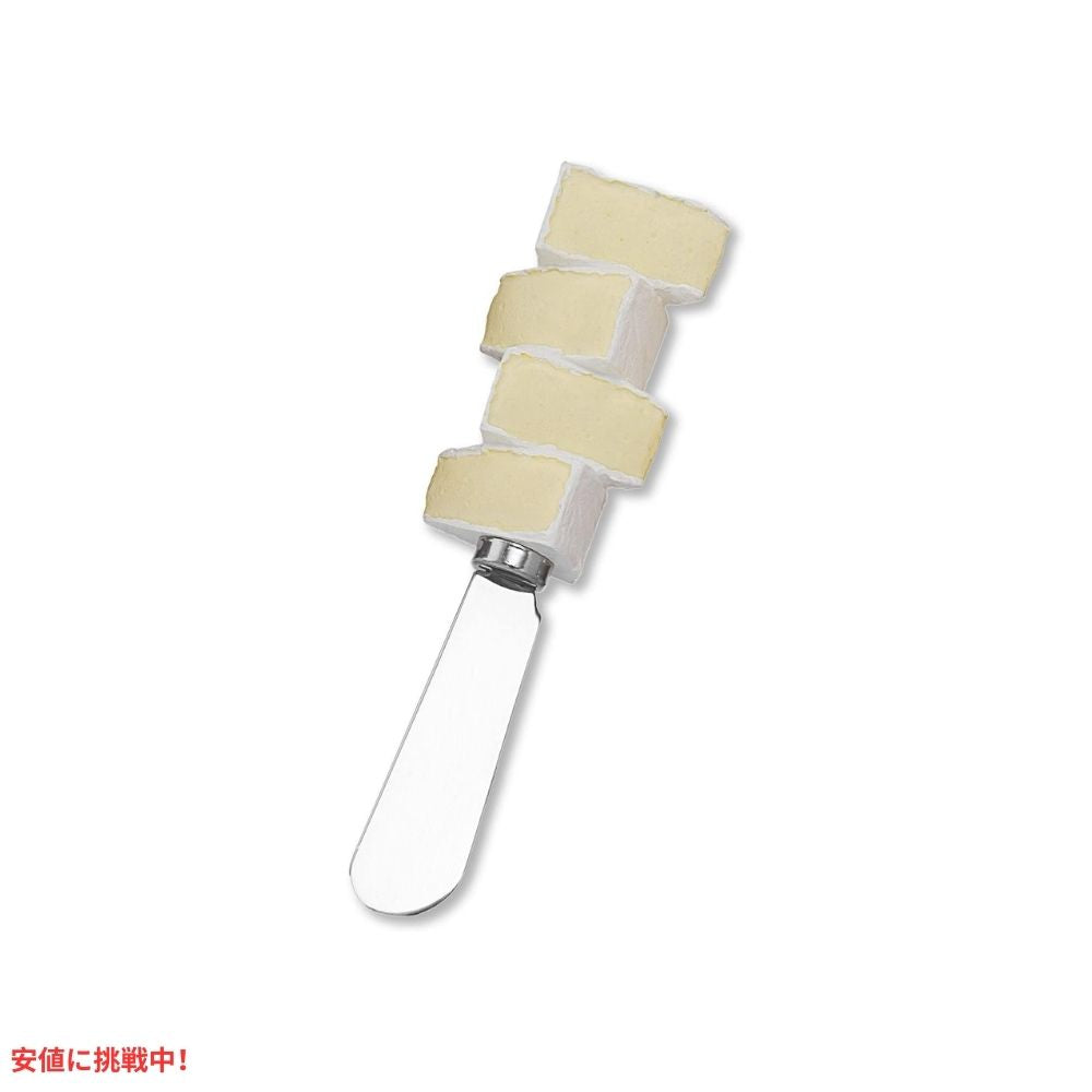 Wine Things バターナイフ アソートメント 4本セット 5インチ/12.7cm チーズスプレッダー バタースプレッダー Butter Spreader Knife Assorted 4-Piece 5