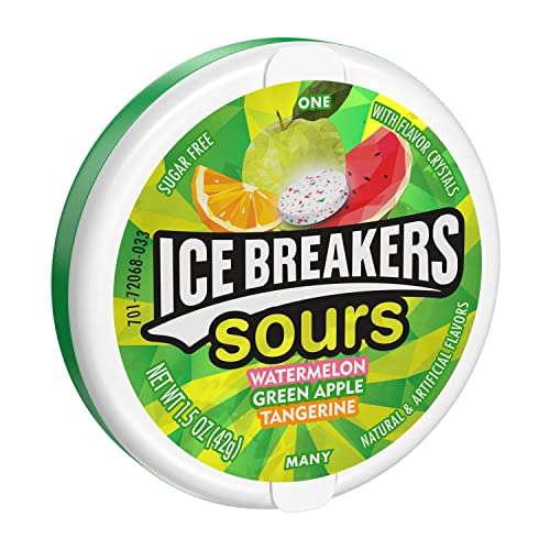 ICE BREAKERS Sours Watermelon, Green Apple and Tangerin … 1