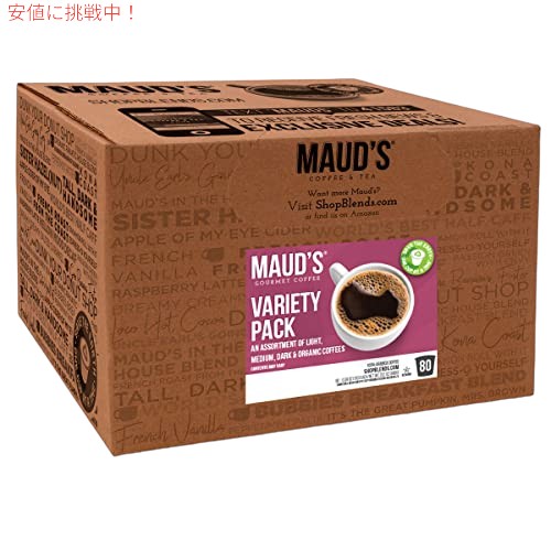 Maud's 9 フレーバー オリジナル コーヒー バラエティ パック (オリジナル 9 ブレンド) 80ct KCup 対応 2