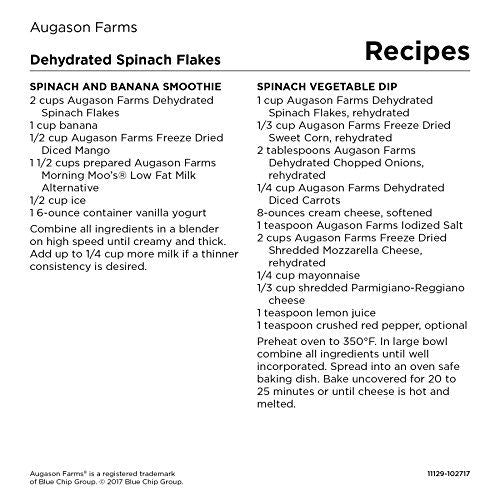 Augason Farms  ドライほうれん草フレーク8オンス0缶 4