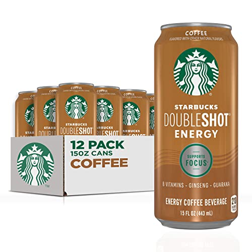 スターバックス RTD エナジー ドリンク、ダブルショット 15 オンス缶 (12 パック) 1
