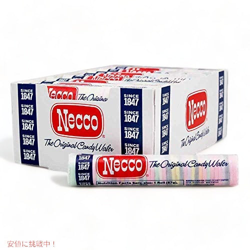 Necco, The Original Candy Wafers, 2oz Rolls - 24ct Disp … 1