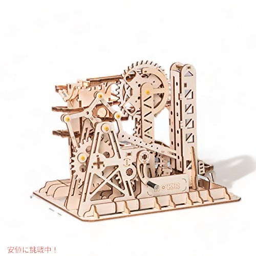 ROKR マーブルランキット 3D木製パズルモデル 大人の誕生日プレゼントに 3