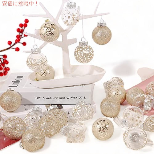 SUPREME XMAS  クリア クリスマス オーナメント セット 30ct 6