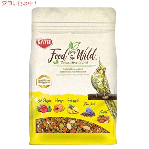 Kaytee Food from The Wild Natural Pet オカメインコ バード フード、2.5 ポンド 1