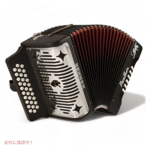 3100GB パンサーG/C/F 3列 ダイアトニック アコーディオン HOHNER社 Black 1