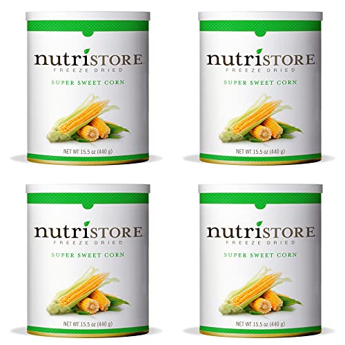 ニュートリストア フリーズドライ コーン4パック緊急食品貯蔵用品 スナックや家庭料理に最適 1