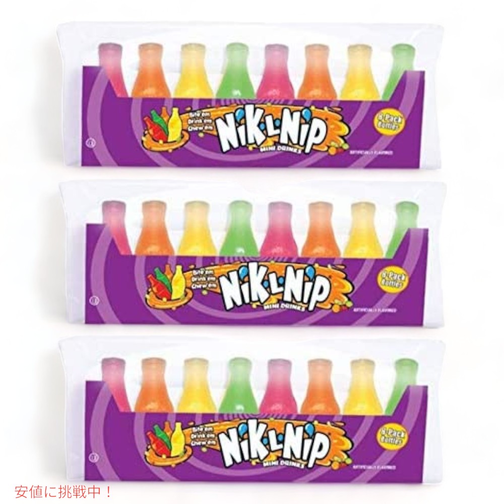 Nik-L-Nip ミニドリンクキャンディー （8カウント・3パック） 1