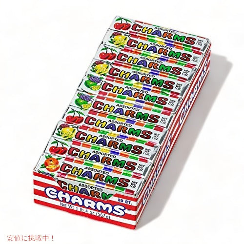 Charms Squares, Assorted Fruit Flavors, Box of 20 Packs … 1