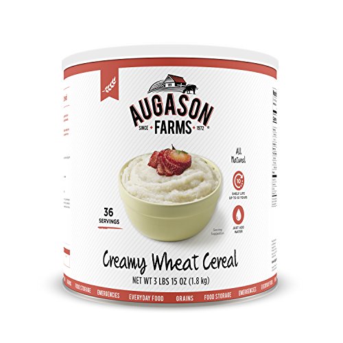 Augason Farms クリーミー ウィート シリアル 3 ポンド 15 オンス No. 10 缶 1
