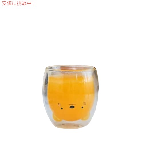 ビノスター クマのマグ かわいいマグカップ ガラス 二重壁 断熱ガラス (クマ) 6