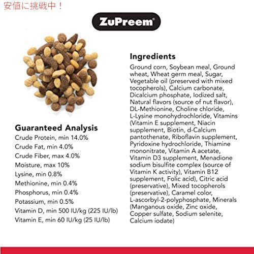 ZuPreem NutBlend スマート ペレット オウムとインコ用バード フード 5