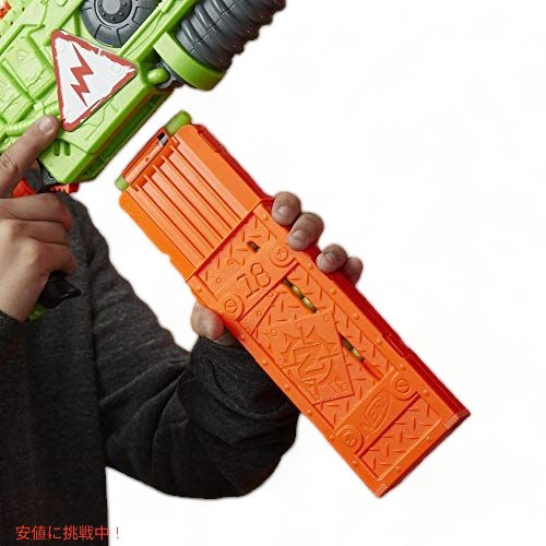 ナーフ レボルティネイターゾンビストライクブラスター NERF モーターライトサウンド＆18公式ダーツ付き [E3060 ] 3