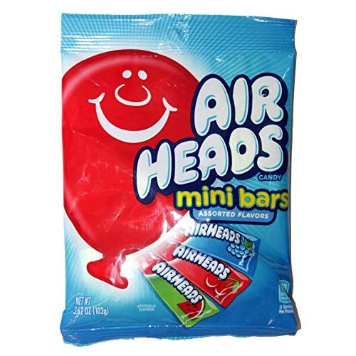 Airheads キャンディバー - アソーテッド- Watermelon, Blue Raspberry, Cherry 3.62 oz 1