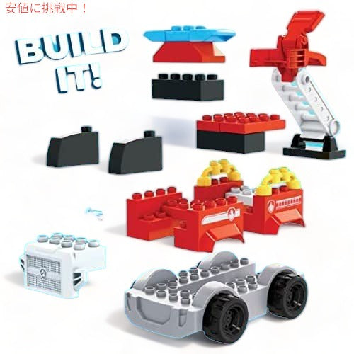 メガブロック パウ・パトロール  マーシャルのシティファイアレスキュー 幼児用 組み立て おもちゃ Paw Patrol Marshall's City Fire Rescue Toy Building Set 2