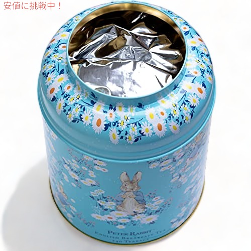 New English Teas ピーターラビットのデイジー ティー キャディー、イングリッシュ ブレックファスト ティーバッグ 240 個 4