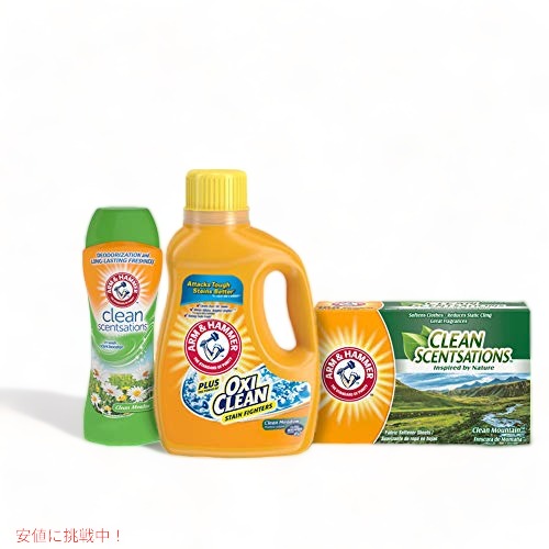 Arm & Hammer クリーン センセーション イン ウォッシュ セント ブースター - クリーン メドウ、24 オンス 3