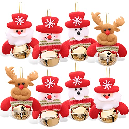 WUJOMZ ジングルベル クリスマスツリー オーナメント 8個セット 面白いクリスマスオーナメント 1