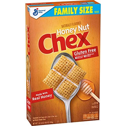 Chex  朝食用シリアル、ハニーナッツ、グルテンフリー、19.6オンス 1