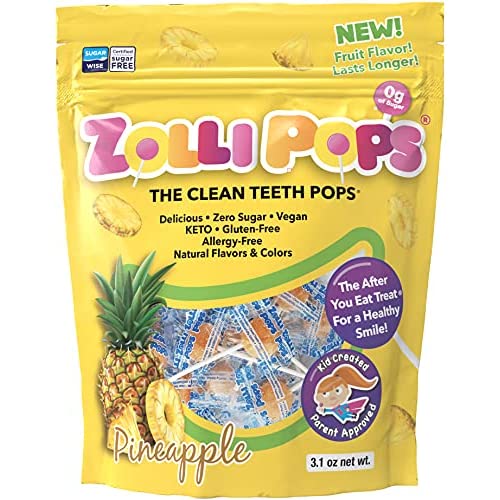 Zollipops Clean Teeth Lollipops | Anti-Cavity, Sugar Fr 1